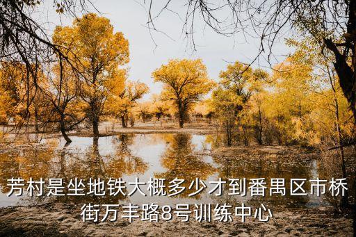 廣州市橋萬豐路訓練中心，我從番禺大石做哪路車到市橋萬豐路8號培訓中心