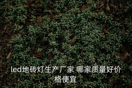 led地磚燈生產(chǎn)廠家 哪家質(zhì)量好價(jià)格便宜