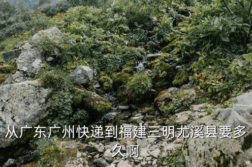從廣東廣州快遞到福建三明尤溪縣要多久啊