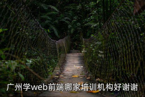 廣州學web前端哪家培訓機構(gòu)好謝謝