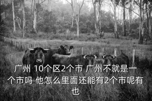 廣州 10個(gè)區(qū)2個(gè)市 廣州不就是一個(gè)市嗎 他怎么里面還能有2個(gè)市呢有也