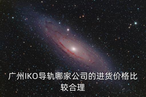 廣州IKO導軌哪家公司的進貨價格比較合理