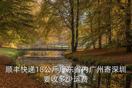 順豐快遞18公斤廣東省內(nèi)廣州寄深圳要收多少運(yùn)費(fèi)