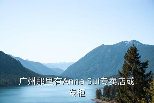 廣州哪有安娜蘇專柜，廣州那里有Anna Sui專賣店或專柜
