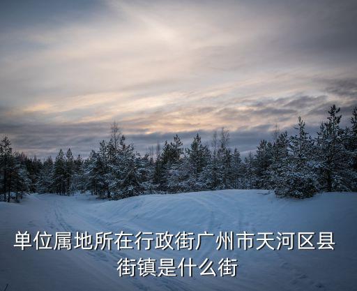 廣州保利百合花園是什么街道，單位屬地所在行政街廣州市天河區(qū)縣 街鎮(zhèn)是什么街