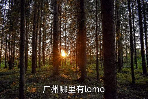 廣州摩卡生活館，廣州哪里有lomo
