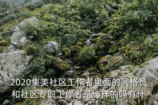 2020集美社區(qū)工作者里面的網(wǎng)格員和社區(qū)專職工作者是一樣的嗎有什