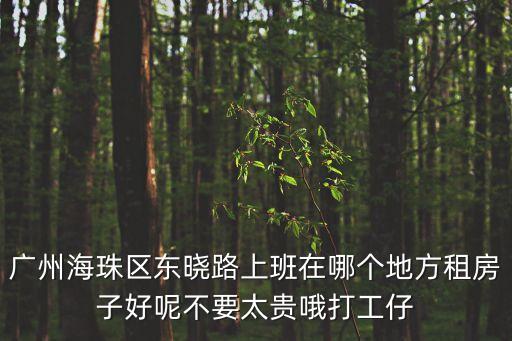 廣州東曉南樓區哪里最好，廣州海珠區哪里的兒童攝影比較好我在東曉南住