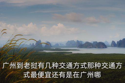 廣州到老撾有幾種交通方式那種交通方式最便宜還有是在廣州哪