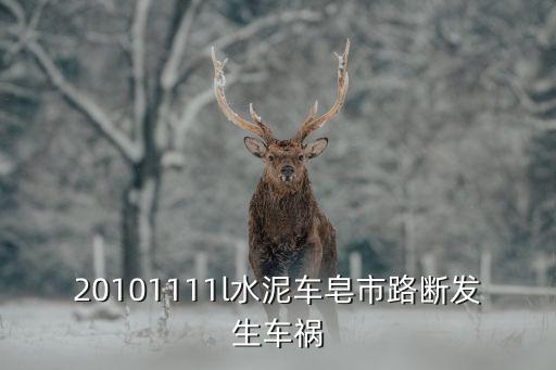 廣州泥頭車禍視頻，20101111l水泥車皂市路斷發(fā)生車禍