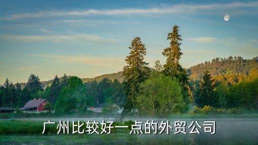 廣州宏卓貿(mào)易公司排名，廣州比較好一點的外貿(mào)公司