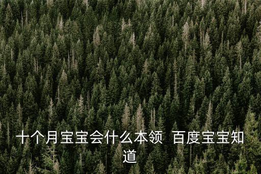 十個月的寶寶，10個月寶寶吃什么更好