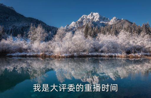 我是大評委的重播時間