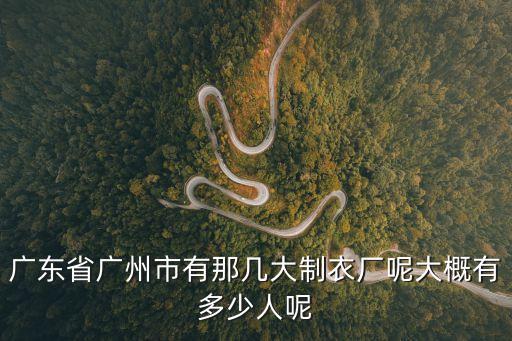 廣東省廣州市有那幾大制衣廠呢大概有多少人呢