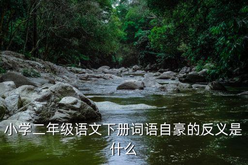 自豪的反義詞，小學二年級語文下冊詞語自豪的反義是什么