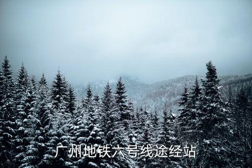 廣州地鐵線6號線路如意坊站圖，廣州地鐵六號線途經(jīng)站