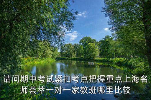 請問期中考試緊扣考點把握重點上海名師薈萃一對一家教班哪里比較