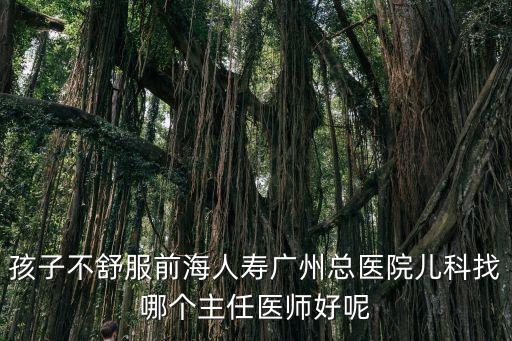 孩子不舒服前海人壽廣州總醫(yī)院兒科找哪個主任醫(yī)師好呢