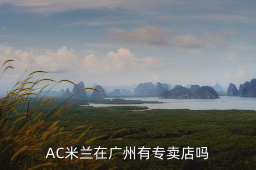 AC米蘭在廣州有專賣店嗎