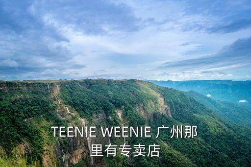 TEENIE WEENIE 廣州那里有專賣店
