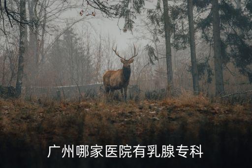廣州武警醫(yī)院有乳腺專科，廣州哪家醫(yī)院有乳腺專科