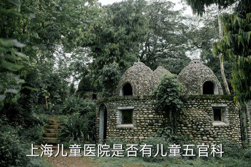 上海兒童醫院是否有兒童五官科