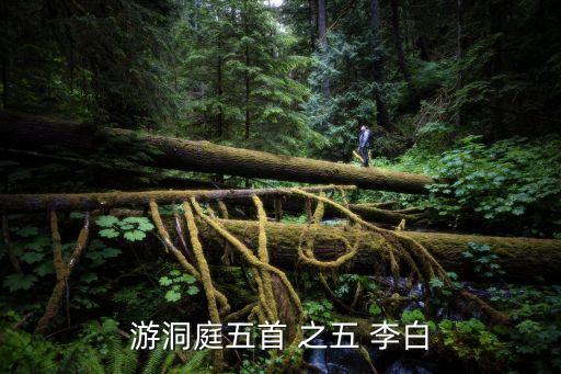 游洞庭湖，游洞庭湖五首其二是七言絕句還是七言律詩