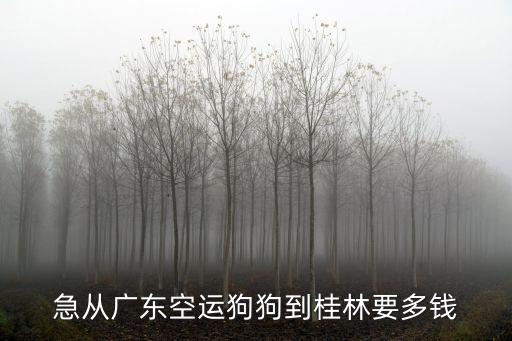 廣州南托運寵物到桂林多少錢，急從廣東空運狗狗到桂林要多錢