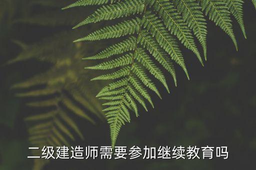 上海市二級(jí)建造師需要繼續(xù)教育，上海的二級(jí)建造師需要繼續(xù)教育嗎