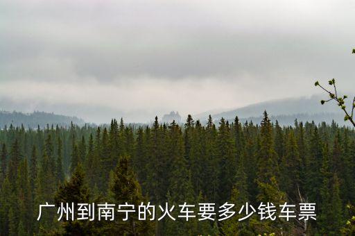 廣州g106列車，廣州火車站到南寧有幾點的火車搭