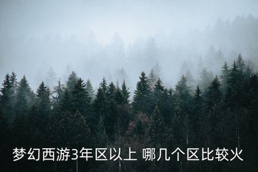 廣州黃花崗火災(zāi)情況，夢(mèng)幻西游3年區(qū)以上 哪幾個(gè)區(qū)比較火