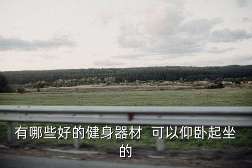 有哪些好的健身器材  可以仰臥起坐的