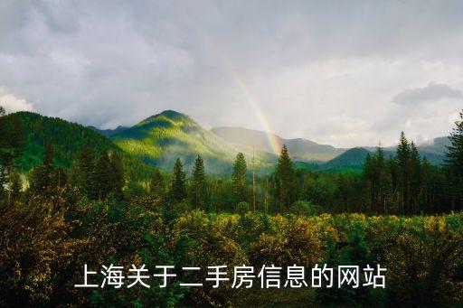 上海市房源的，上海關于二手房信息的網站
