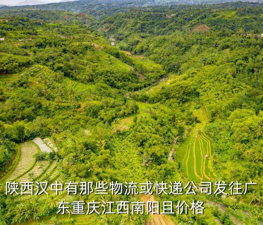 漢中到廣州貨運專線，陜西漢中有那些物流或快遞公司發往廣東重慶江西南陽且價格