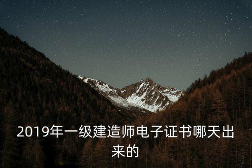 上海市一級建造師電子證書打印，一建電子書在哪里可以查看