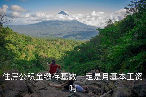 住房公積金繳存基數一定是月基本工資嗎