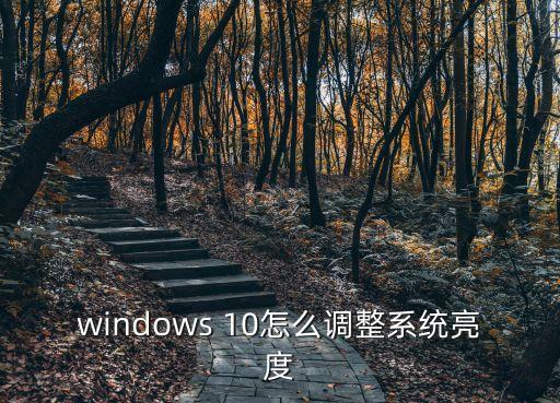 win10調(diào)亮度，windows 10怎么調(diào)整系統(tǒng)亮度