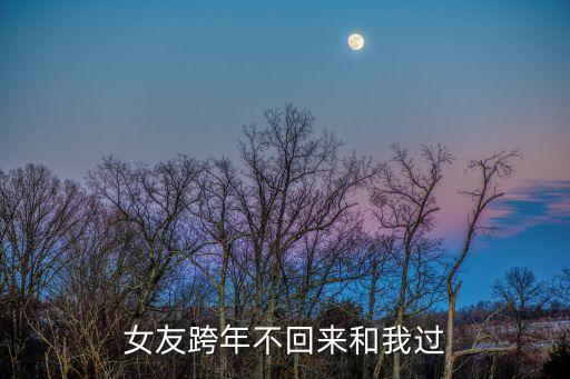 女友跨年不回來和我過