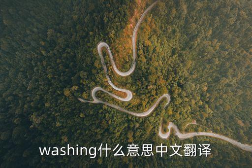 washing，washing 譯音標 和漢語