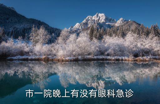 上海市一眼科醫(yī)院有急診嗎，市一院晚上有沒有眼科急診