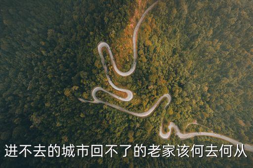 進不去的城市回不了的老家該何去何從