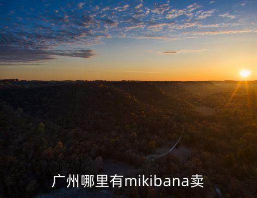 廣州哪里有mikibana賣