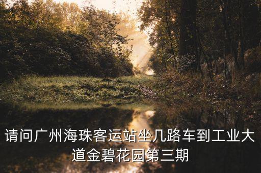 請問廣州海珠客運(yùn)站坐幾路車到工業(yè)大道金碧花園第三期
