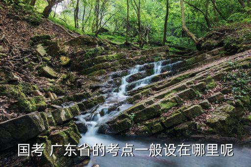 廣州國才考點，國考 廣東省的考點一般設在哪里呢