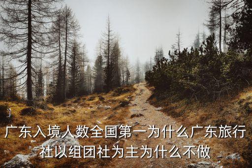 廣州是全國(guó)入境最多，廣東入境人數(shù)全國(guó)第一為什么廣東旅行社以組團(tuán)社為主為什么不做