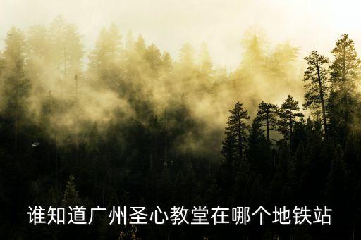 誰知道廣州圣心教堂在哪個地鐵站