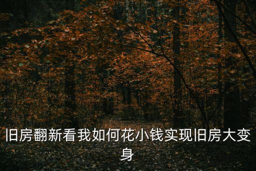 廣州舊房翻新改造視頻，二手房翻新看我如何舊房換新顏