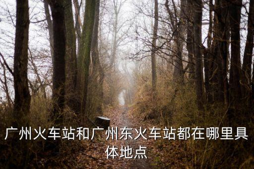 廣州火車站和廣州東火車站都在哪里具體地點(diǎn)