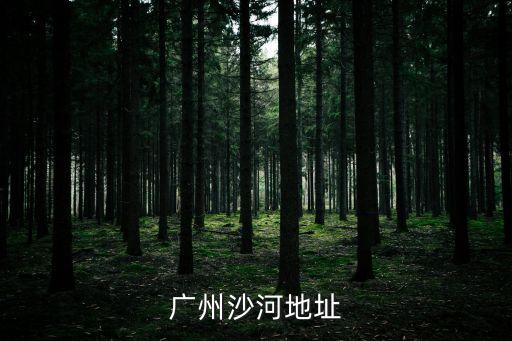 廣州沙河地址
