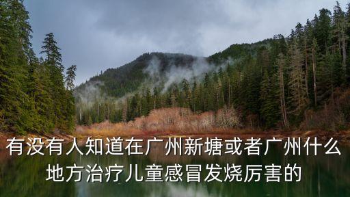 有沒有人知道在廣州新塘或者廣州什么地方治療兒童感冒發燒厲害的